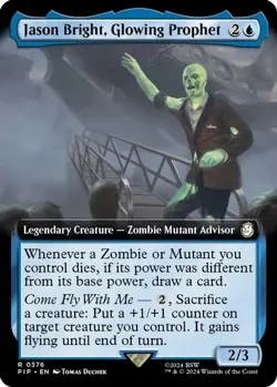 Magic: The Gathering Jason Bright, Glowing Prophet Extended 376 R Foil Fallout - Image 1