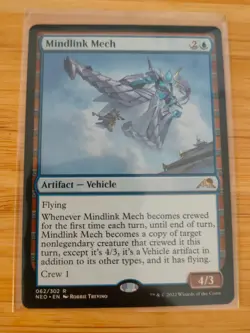 MTG Mindlink Mech 062 Kamigawa: Neon Dynasty M/NM Free UK P&P - Image 1