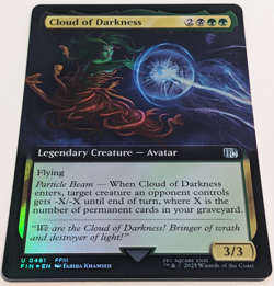 Cloud of Darkness Extended Art Uncommon FOIL: Final Fantasy MTG (NM) - Image 1