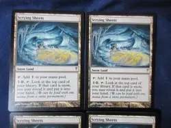 Magic the Gathering (MTG) Scrying Sheets - Coldsnap x4 LP - Image 2