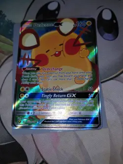 Pokemon TCG Dedenne GX 195a/214 Alternate Art Promos Holo Nm - Image 1