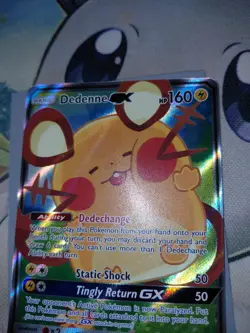 Pokemon TCG Dedenne GX 195a/214 Alternate Art Promos Holo Nm - Image 3