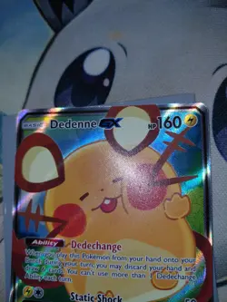 Pokemon TCG Dedenne GX 195a/214 Alternate Art Promos Holo Nm - Image 4
