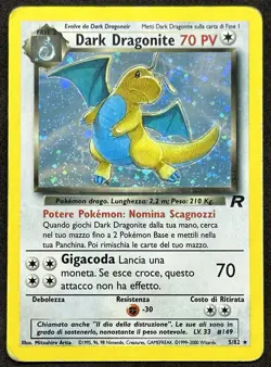 POKEMON~DARK DRAGONITE~5/82~TEAM ROCKET~ITA~PL/PR - Image 1
