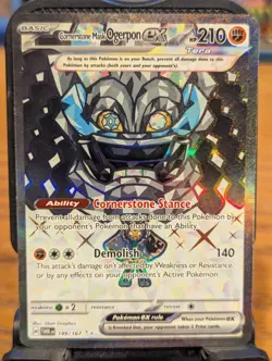 Pokemon TCG Twilight Masquerade Cornerstone Mask Ogerpon ex Holo 199/167 - Image 1