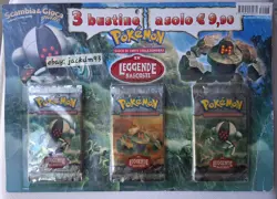 Pokemon EX Leggende Nascoste - BLISTER Scambia & Gioca 2005 - 3 Packs - SEALED - Image 1