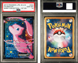 2013 Pokemon JPN B&W Shiny Collection 1st Ed #024 Mew EX Full Art PSA 10 GEM - Image 1