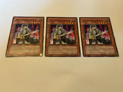 3X Field-Commander Rahz - SDWS-EN015 3 x3 Yugioh Yu Gi Oh! Playset 1st Edition - Image 1