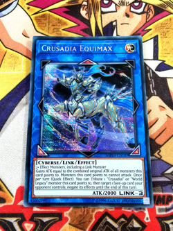 Crusadia Equimax mp19-en107 Unltd Ed (NM) Secret Rare Yu-Gi-Oh! - Image 1