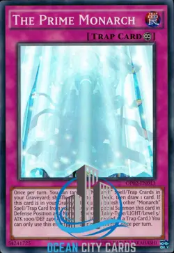 Yugioh OP02-EN013 The Prime Monarch Super Rare - Image 1