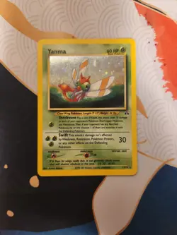 Yanma 17/75 Neo Discovery Holo Pokemon Trading Card Game - Image 1