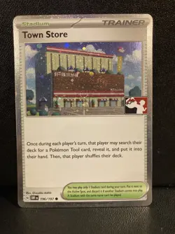 Town Store 196/197 Holo Common Prize Pack Series Cards NM - Image 1