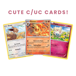 Cute Pokemon Cards Bulk Assorted Common Uncommon & Rare NM/Mint - 42 Pack - Image 2