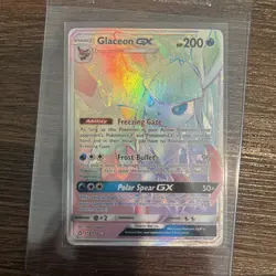 Glaceon GX 159/156 Sm-Ultra Prism Secret Rare Card MP Pokemon TCG - Image 1