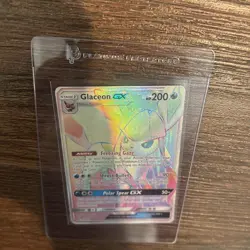 Glaceon GX 159/156 Sm-Ultra Prism Secret Rare Card MP Pokemon TCG - Image 3