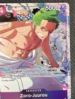 Zoro-Juurou ST18-004 Treasure Rare One Piece Trading Card Game - Image 3