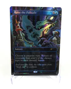 Raise the Palisade Foil Borderless Everyone's Invited Secret Lair SLD NM/ M - Image 1