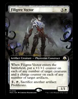 Filigree Vector (Extended Art) 102 R Commander: March of the Machine - Image 1