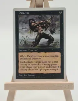 Paralyze Fifth Edition (5ED) Magic Karte MTG englisch (Lahmung) - Image 1