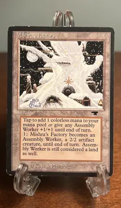 Mishra's Factory (Winter) Antiquities MTG Magic The Gathering Vintage Played - Image 1
