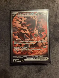 Pokemon TCG Bloodmoon Ursaluna EX Special Illustration Rare Prismatic Evolutions - Image 1