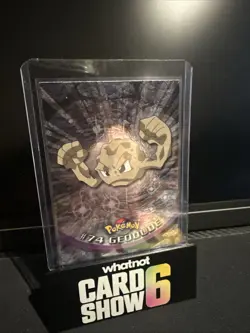 Holo Topps Pokemon 74 Geodude Black Label NM - Image 1