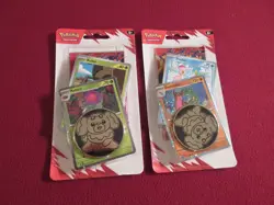 (2) Pokemon Destined Rivals Checklane Blister Packs: RABSCA & GASTRODEN - Image 1