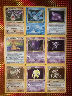 POKEMON FOSSIL Complete Set WOTC 1999 62/62 NEW LOWER PRICE! We Caught Them All! - Image 2