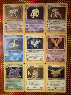 POKEMON FOSSIL Complete Set WOTC 1999 62/62 NEW LOWER PRICE! We Caught Them All! - Image 3