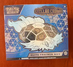 Pokemon TCG Scarlet and Violet Stellar Crown Elite Trainer Box - Image 1