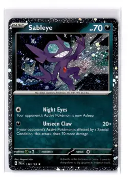 Sableye (Cosmos Holo) - 136/193 Misc. Cards & Products Holo - NM - POKEMON TCG - Image 1