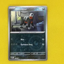 Houndour 132/197 Obsidian Flames scarlet & Violet Pokemon Card NM - Image 1