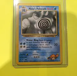 Pokemon TCG Misty's Poliwrath Gym Heroes 31/132 Unlimited Rare Card - Image 1