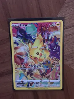 Pokemon Pikachu TCG Full Art Secret Rare Holo Card 160/159 Crown Zenith - Image 2
