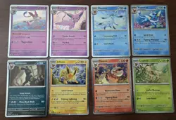 Prismatic Evolutions Costco 8 Mini Tin Cosmos Promo Cards SET - Image 1