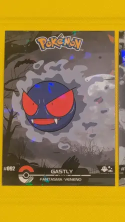 Gastly, Koffing, Weezing - Cracked Ice Holo Crystal Dark Black 2025 Pokemon Card - Image 3