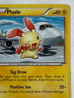 Plusle 39/108 Dark Explorers Regular 2012 Pokemon Card - Image 5