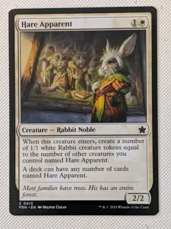 MTG Foundations Common HARE APPARENT NM - Image 1