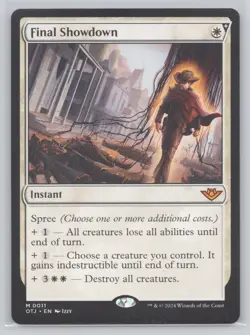 Final Showdown Normal M Outlaws of Thunder Junction 11 NM - Image 1