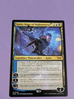 MTG: Duskmourn: House of Horror: Kaito, Bane of Nightmares #0220 Mythic - NM - Image 1