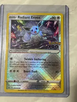 Pokemon TCG Radiant Eevee Sword & Shield Swsh230 Holo Promo - Image 2