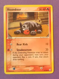 Houndour #59 Team Rocket Returns Common Pokemon TCG NM - Image 1