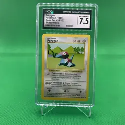 Pokemon Base Set Shadowless 1999 Porygon #39 CGC 7.5 - Image 1
