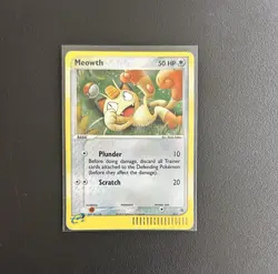 Pokemon TCG Meowth Holo Black Star Promo E Reader 013 - Image 2
