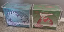 2x Temporal Forces Pokemon Center Elite Trainer Box ETB Sealed with acrylic case - Image 1
