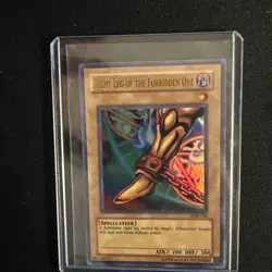 Right Leg Of The Forbidden One LOB-120 Legend Of Blue Eyes UR NM - Image 1