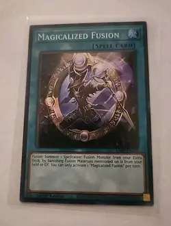 YuGiOh! - Magicalized Fusion - 1st Edition Super Rare RA01-EN058 NM - Image 1