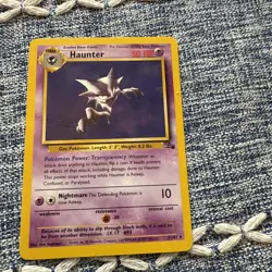 Pokemon TCG Haunter Fossil Set Unlimited Rare Non-Holo Card 21/62 - Image 1