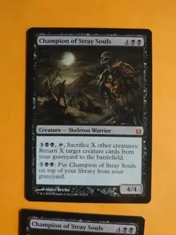 Champion of Stray Souls x2 Skeleton warrior Born of the Gods. MTG Card. - Image 3