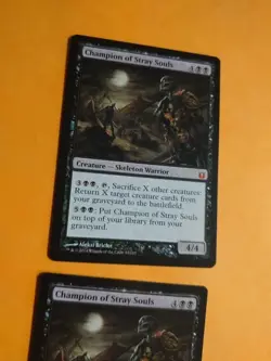 Champion of Stray Souls x2 Skeleton warrior Born of the Gods. MTG Card. - Image 4